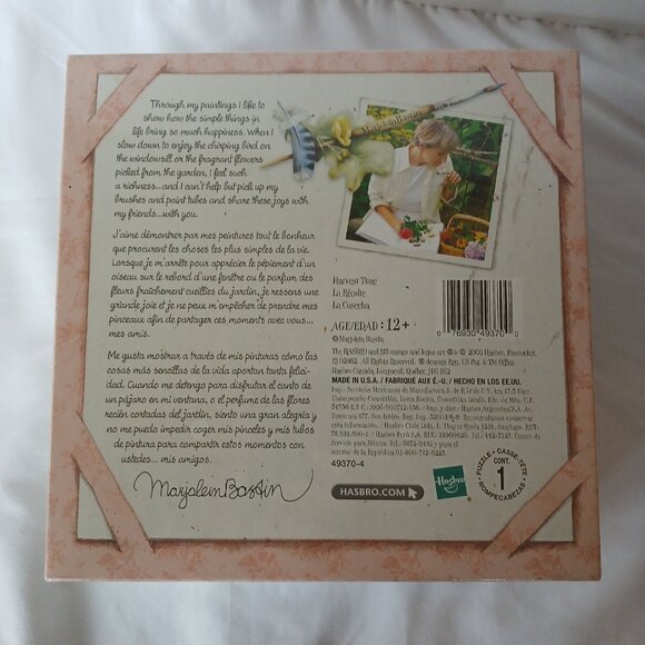 New Sealed 'Harvest Time" Marjolein Bastin 750 piece puzzle - Picture 2 of 3